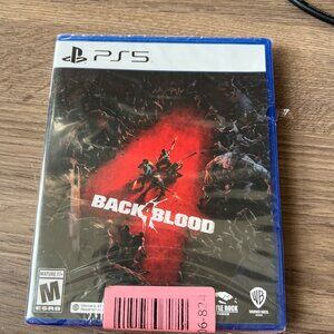 New Sealed PS5 Back 4 Blood
